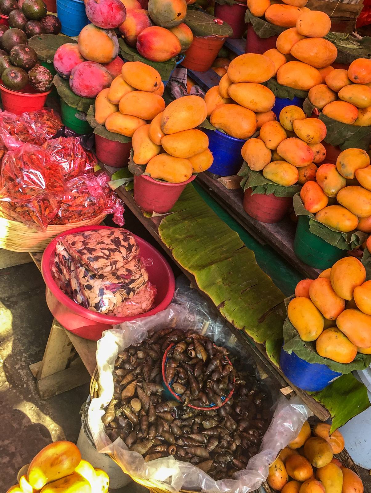Mercado de fruta de temporada cerca de nuestras estancias en Puerto Vallarta